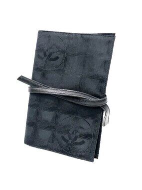 Chanel New Travel Line Pouch Case Black
